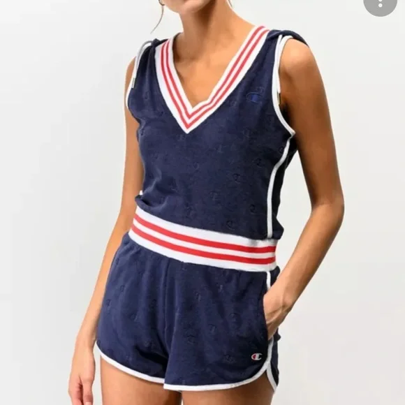 Champion | Terrycloth Romper - Picture 1 of 9